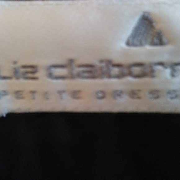 Liz Claiborne LBD black dress Petite 8 - Picture 8 of 15
